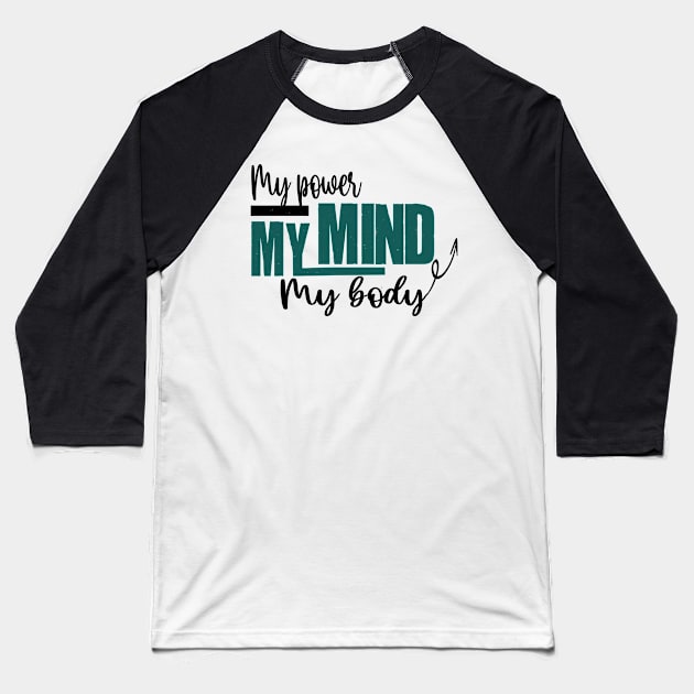 My mind , Baseball T-Shirt by tiskatine